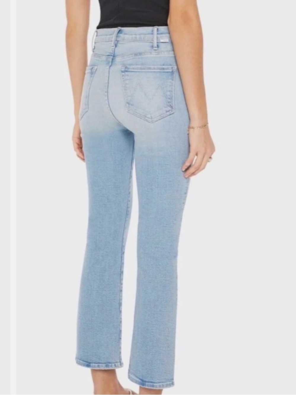 NEW MOTHER The Hustler High Rise Ankle Crop Jeans in California Cruiser Size 30 - Picture 2 of 10